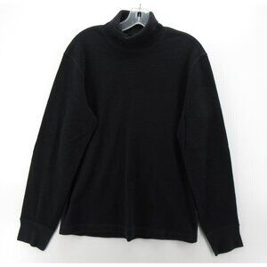 Buck Mason Sweater Medium Slub Waffle Turtleneck Thermal Pullover